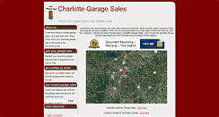 Desktop Screenshot of charlottegaragesales.com