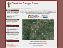 Tablet Screenshot of charlottegaragesales.com